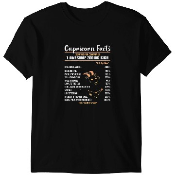 Discover Capricorn Facts Birthday Zodiac Sign 2 T-Shirts