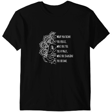 Discover Law Of Attraction Spiritual Buddha Meditation Buddhist T-Shirts