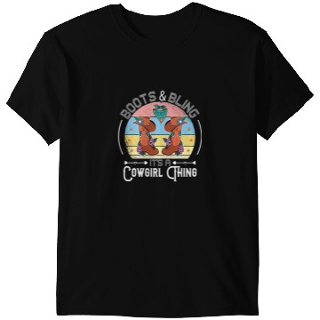 Discover Boots And Bling Its A Cowgirls Thing 1 T-Shirts