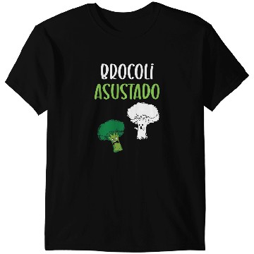 Discover Broccoli Funny Scared Cauliflower Broccoli T-Shirts