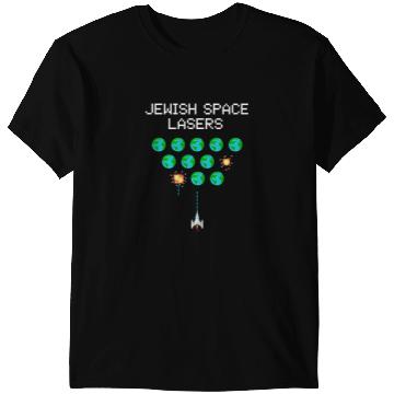 Discover Astronauts Jewish Space Lasers Funny 8bit Invaders T-Shirts