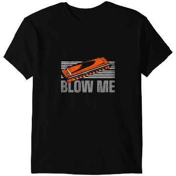 Discover Blow Me Music Wind Instrument Band Musician T-Shirts