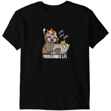 Discover Cat Paws Programmer Computer Science Gift For Web Developer T-Shirts
