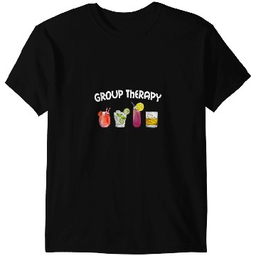 Discover Group Therapy Funny Drinking Cocktail T-Shirts