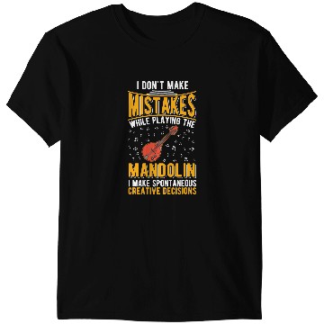 Discover Mandolin Lover Creative Decisions Mandolinist 2 T-Shirts