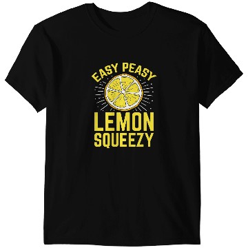 Discover Easy Peasy Lemon Squeezy Funny Lemonade Juice Business T-Shirts