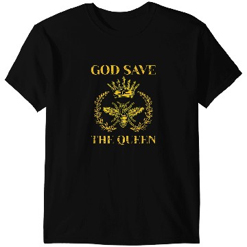 Discover Bee Beekeeping God Save the Queen Beekeeper Bee Bees Apiarist Crown Gift 217 Beekeeper T-Shirts