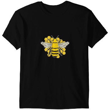 Discover Bee Beekeeping Honeycomb Beekeeper Beekeeping Bumblebee vintages Retro Beekeeper T-Shirts