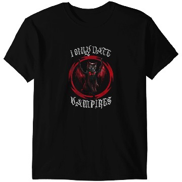 Discover black cats Paws Kitty Vampire Red Moon T-Shirts