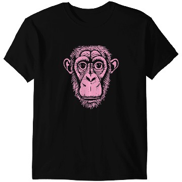 Discover Light Pink Chimpanzee Ape Not Monkey Cute Chimp T-Shirts