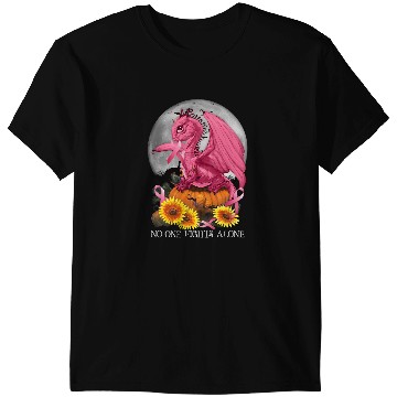 Discover Dragon Animals BC Breast Cancer Dragon No One Fights Alone Cancer T-Shirts