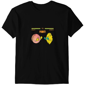 Discover Peach versus Lemon iced Tea Video Game T-Shirts