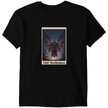 Discover Mothman Tarot Card cryptid cryptozoology T-Shirts