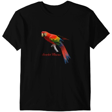 Discover Scarlet Macaw Ornithology Bird T-Shirts