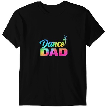 Discover Multicolor Retro Dance Dad T-Shirts