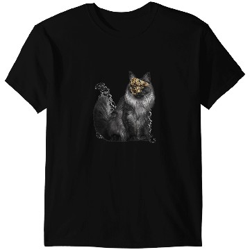 Discover Cat Paws Maine Coon Steampunk T-Shirts