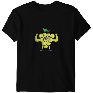 Discover Veggie power exercising grape fun grape grape 1 T-Shirts