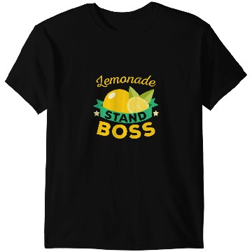 Discover Lemonade Stand Boss Lemon Lover Fruit Beverage T-Shirts