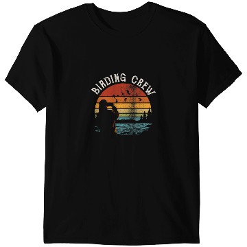 Discover The Birding Crew Birdwatching Gift T-Shirts