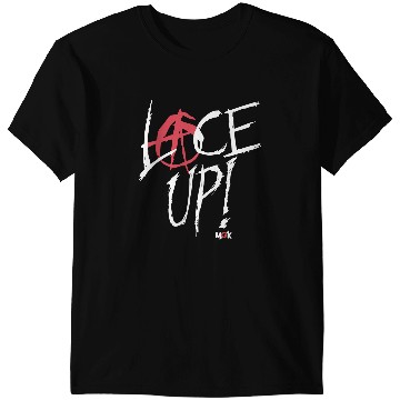 Discover Red Circle Lace Up T-Shirts