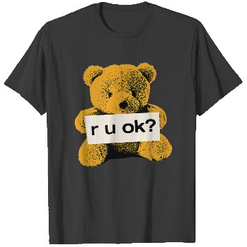 Discover Official Yungblud Teddyyz r u ok Black T-Shirts