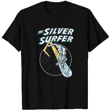 Discover Cosmic Silver Surfer - Silver Surfer - T-Shirts