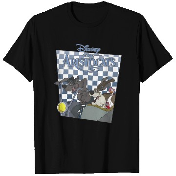 Discover Disney Aristocats Checkerboard Poster Napoleon Lafayette T-Shirts