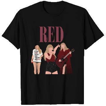 Discover taylorswift red eras tour art Zip T-Shirts