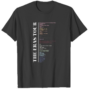 Discover ERAS TOUR Setlist T-Shirts