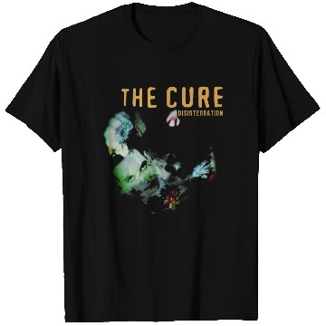 Discover The Cure T-Shirts Disintegration, The Cure Rock Band T-Shirts