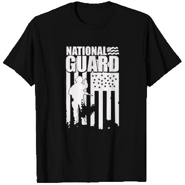 Discover American Flag National Guard National Guard T-Shirts