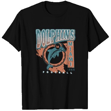 Discover Vintage Miami Dolphin Football 3D T-Shirts
