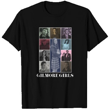Discover Gilmore Girls Eras Tour White Print T-Shirts