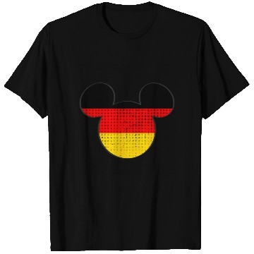 Discover Disney Mickey Mouse Logo Germany Flag Fill Zip T-Shirts