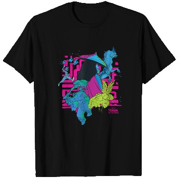 Discover Disneyss Raya And The Last Dragon Character Collage Zip T-Shirts