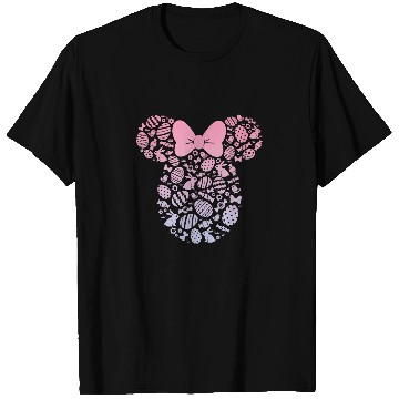 Discover Disney Minnie Mouse Pink Gradient Easter Egg T-Shirts