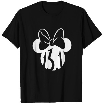 Discover Disney Mickey And Friends Minnie Mouse Half Marathon 13.1 Baseball Tees T-Shirts