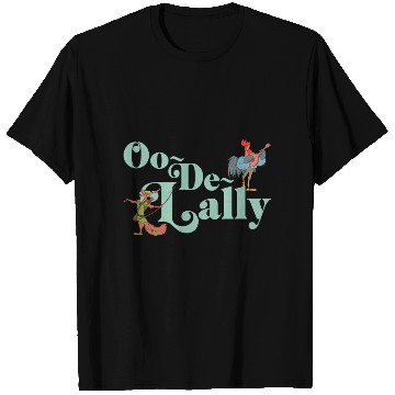Discover Disney Robin Hood Oo-De-Lally Iconic Quote Chest Text Logo T-Shirts