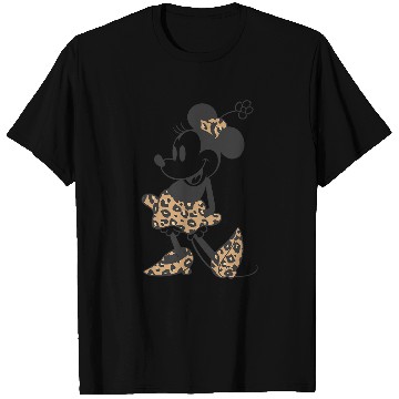 Discover Disney Minnie Mouse Cheetah Print Outfit 3D T-Shirts