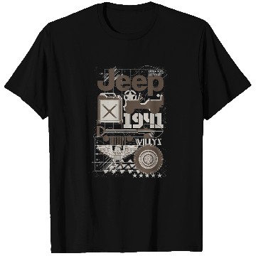 Discover Jeep Dad Willys 1941 T-Shirts