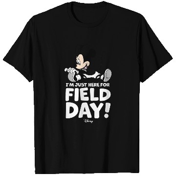 Discover Disney - Mickey Just Here For Field Day Baseball Tees T-Shirts