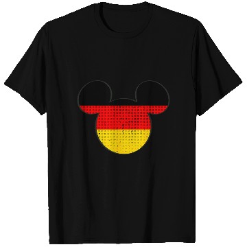 Discover Disney Mickey Mouse Logo Germany Flag Fill Zip T-Shirts