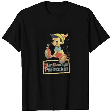 Discover Disney Pinocchio  Portrait T-Shirts