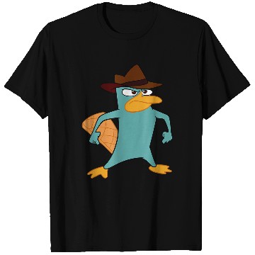 Discover Disneyss Phineas And Ferb Perry The Platypus Bravesss Stance Baseball Tees T-Shirts