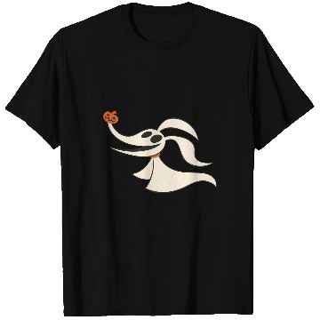 Discover Disney Halloween Nightmare Before Christmas Zero Zip T-Shirts