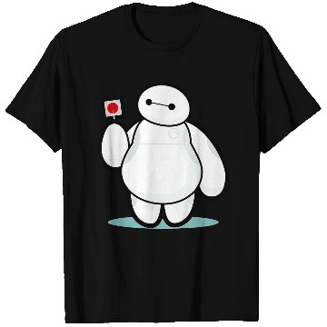 Discover Disneyss Big Hero 6 Baymax With Lollipop Cute shots Baseball Tees T-Shirts