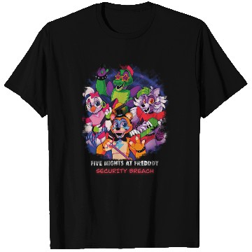 Discover Fnaf Security Breach Classic Zip T-Shirts