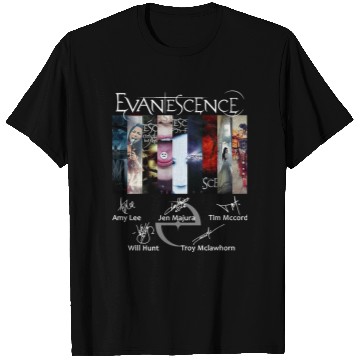 Discover DMNTeestore Evanescence T-Shirts, T-Shirts, T-Shirts Black