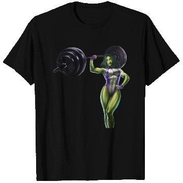 Discover She-Green-Angry lady - Hulk - T-Shirts