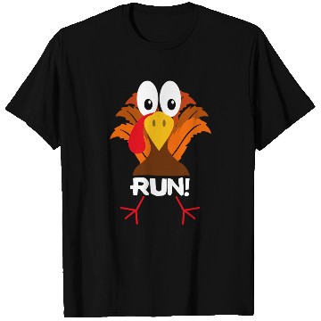 Discover Running Face Turkey Trot T-Shirts